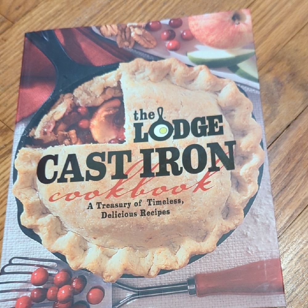 Cast Iron Cookbook with Vibrant Cover